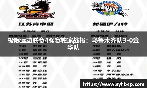 极限运动联赛4强赛独家战报：乌鲁木齐队3-0金华队